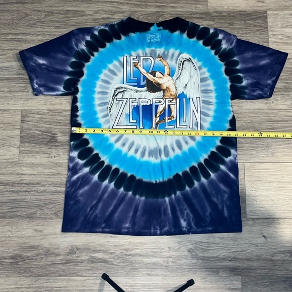 Led Zeppelin Swan Song 1975 Tie Dye T-Shirt Retro Reprint Medium - Picture 7 of 7